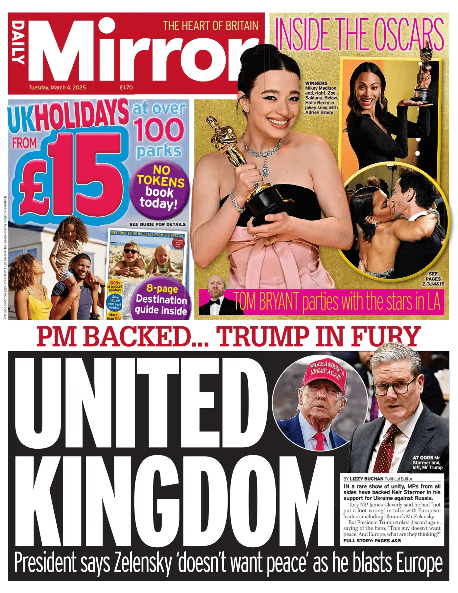 Prima-pagina-Daily Mirror-edizione-di-oggi-04-03-2025